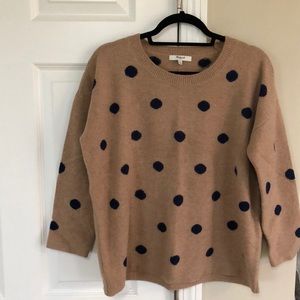 Madewell polka dot sweater